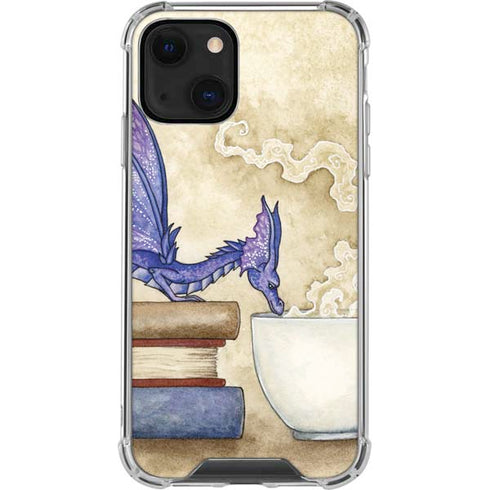 Amy Brown Whats in Here Coffee Dragon iPhone 14 Clear Case
